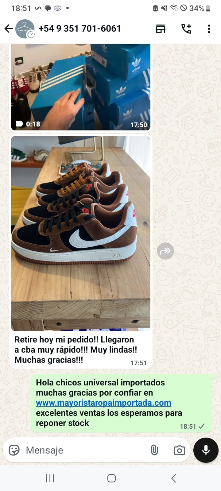zapatillas por mayor
