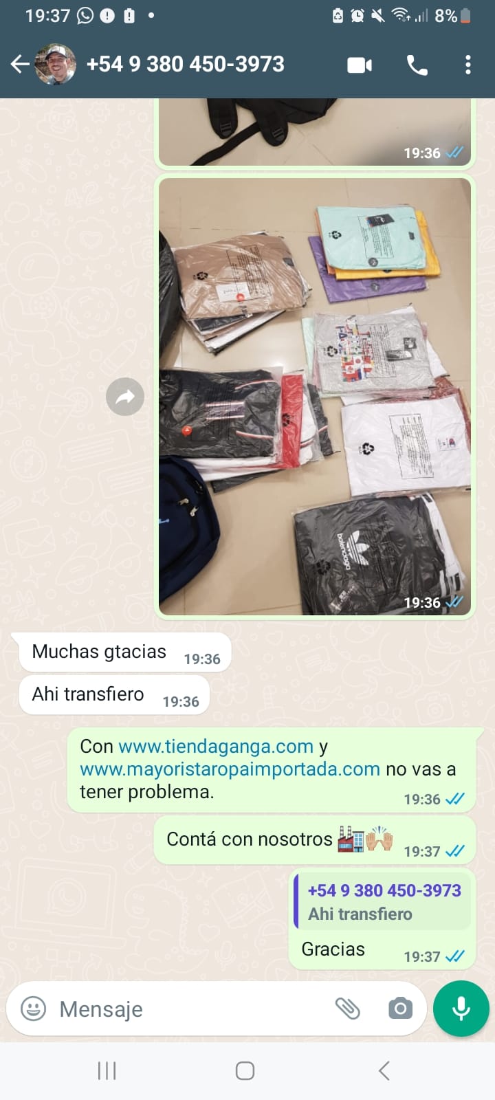 ropa en venta por mayor