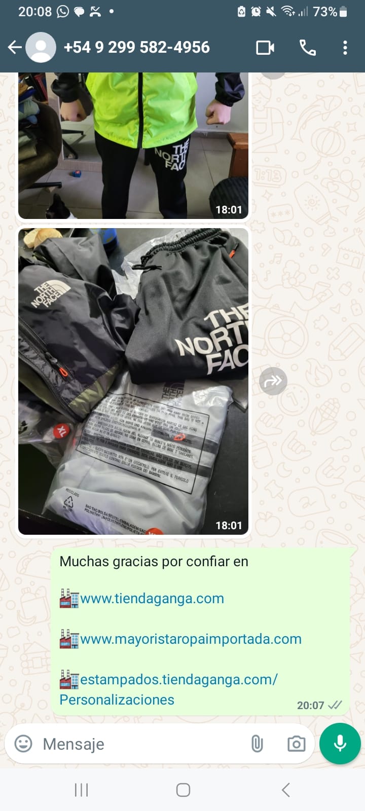 ropa deportiva hombre por mayor