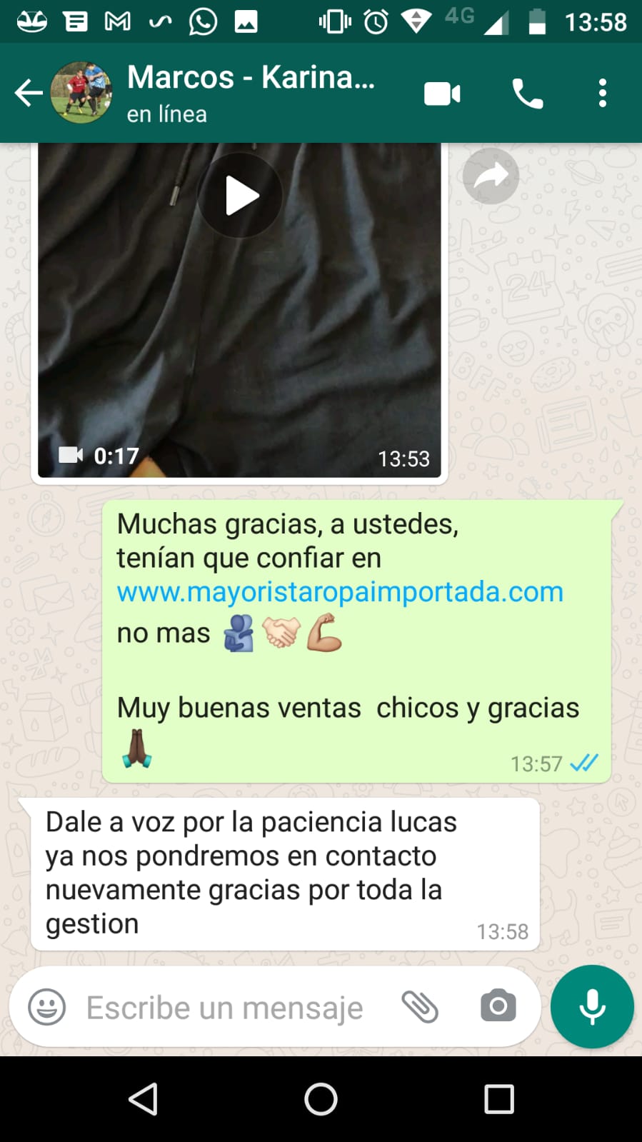mayoristas de indumentaria